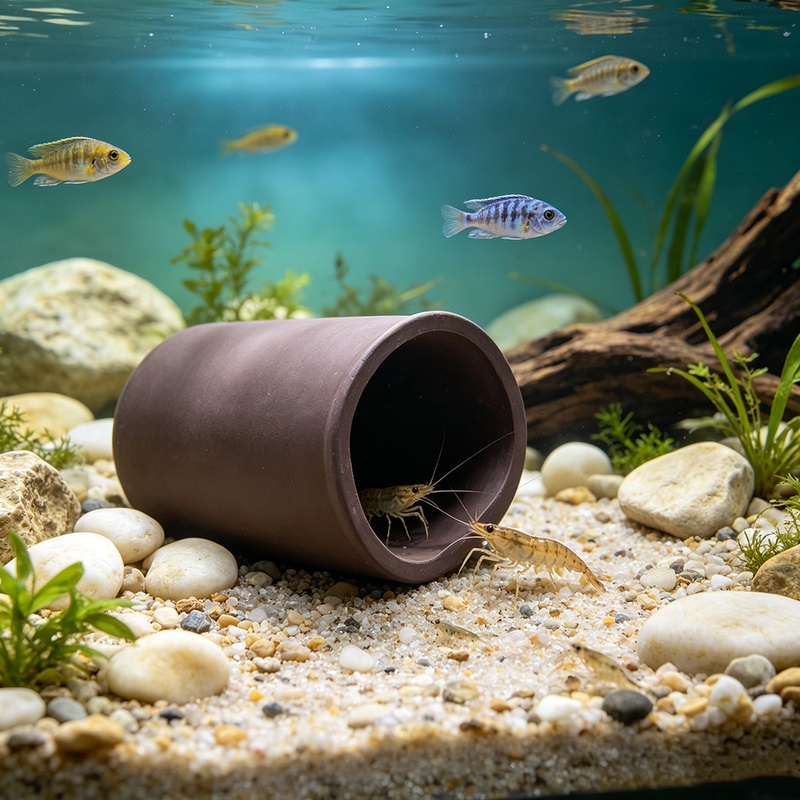 Hide Cave Ceramic - Nova Caverna para Aquário, Abrigo de