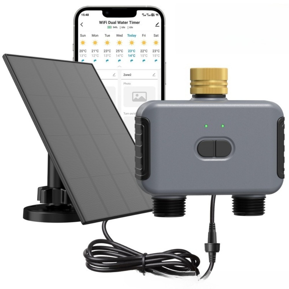 Timer Dual Outlet - Temporizador de Água Inteligente com WiFi