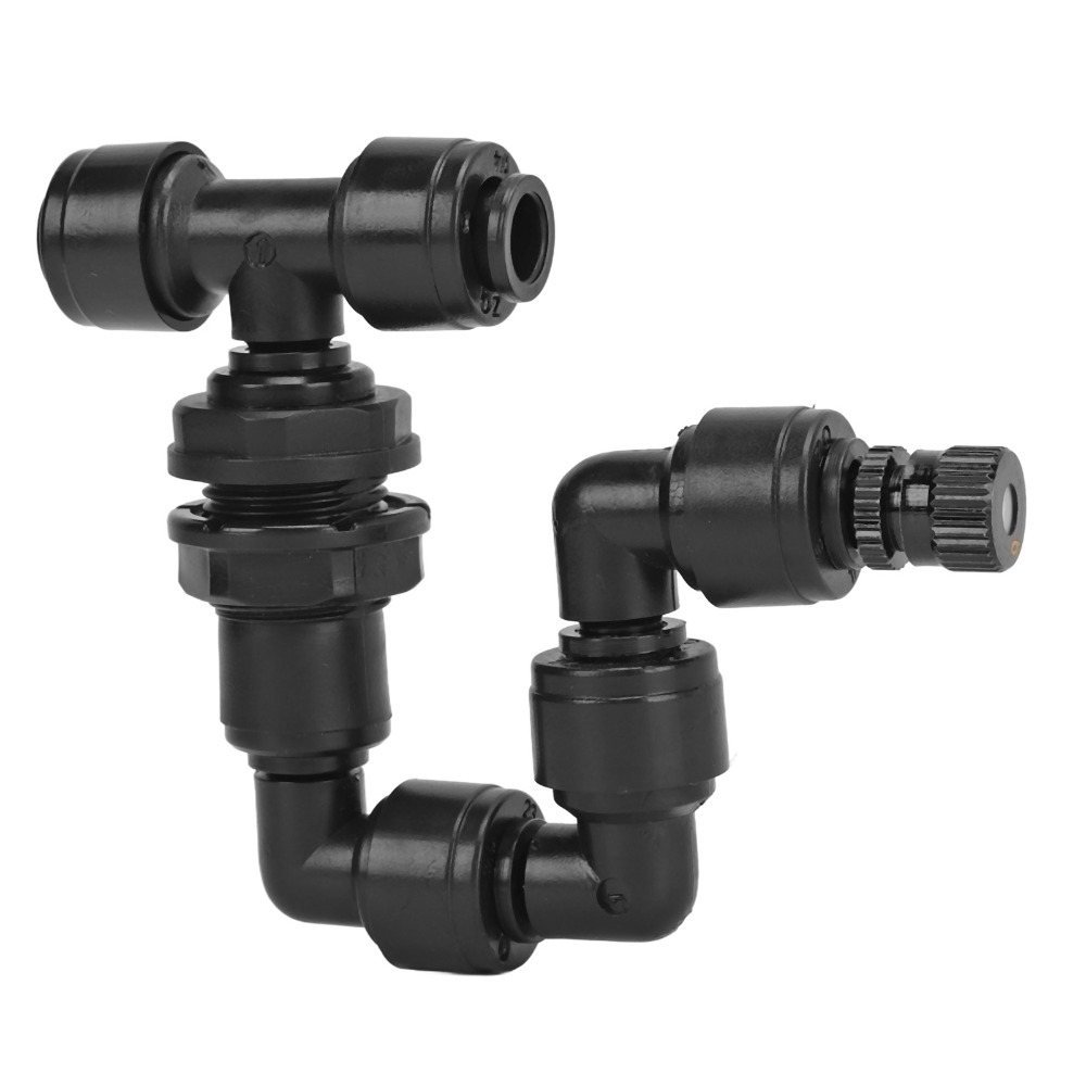 Misting Nozzle Reptile - Bico de nebulização ajustável preto para